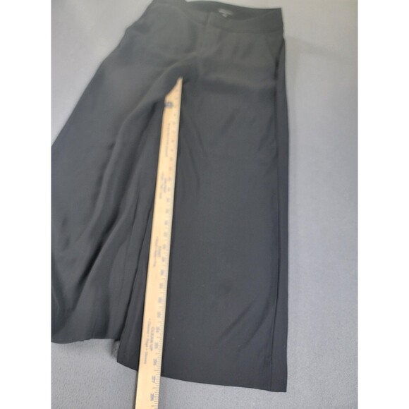 Banana Republic Pants Womens 6 Long Black Wide Leg Dress Trouser Work Office - Picture 2 of 13
